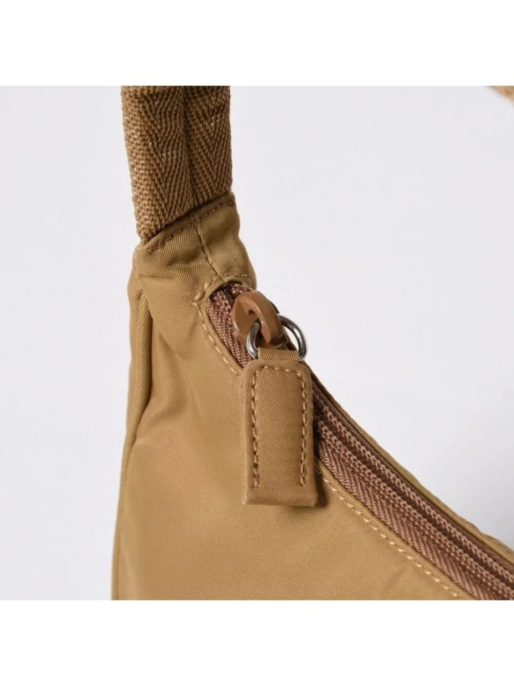 Prada Hobo Nylon Beige